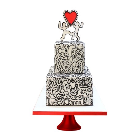 Keith Haring Cake, Pastel de cumpleaños