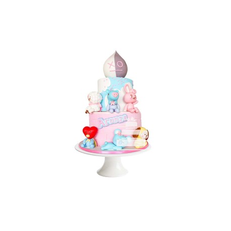 BT21 sugar cake - Pastel de K POP