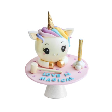 Chocolate Breakable Unicorn, chocolate para romper de cumpleaños