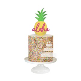 Aloha Pineapple, alegre pastel con temática hawaiana