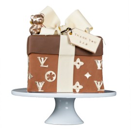 Father's day Lv cake box - pastel del dia del padre de LV