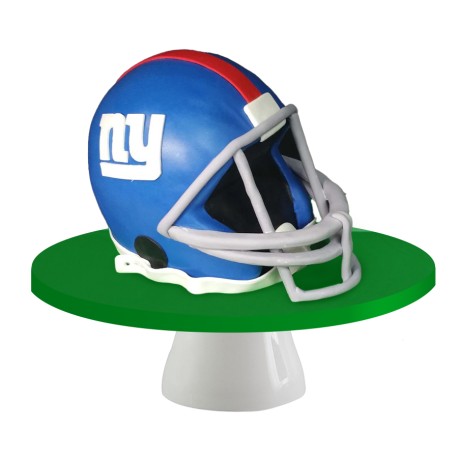 New York Giants cake, pastel decorado de Casco Gigantes de nueva york