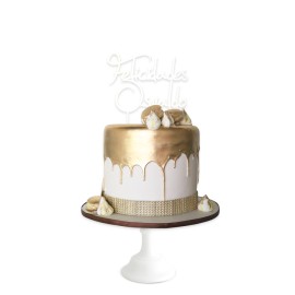 Golden Drip Cake