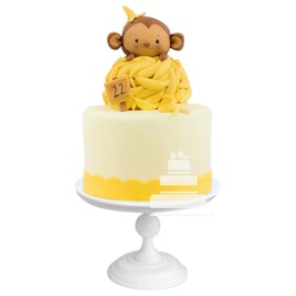 Bananas Baby Monkey, pastel con monito y bananas comestibles para cumpleaños