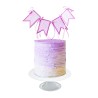 Birthday banner cake - Pastel con letrero de cumple