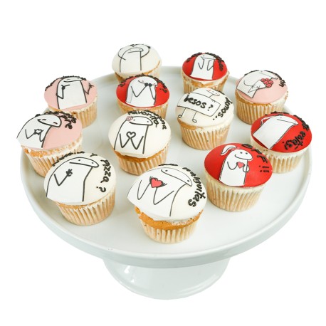 Flork meme cupcakes, Cupcakes de Flork meme