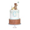 Teddy's party, Pastel decorado con figura de Teddy bear